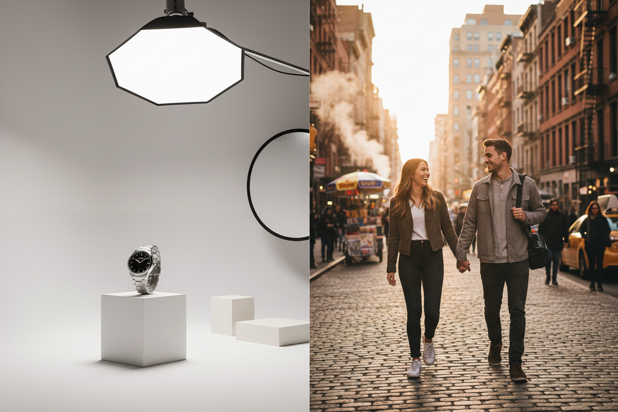 Social Media Photography vs Product Photography